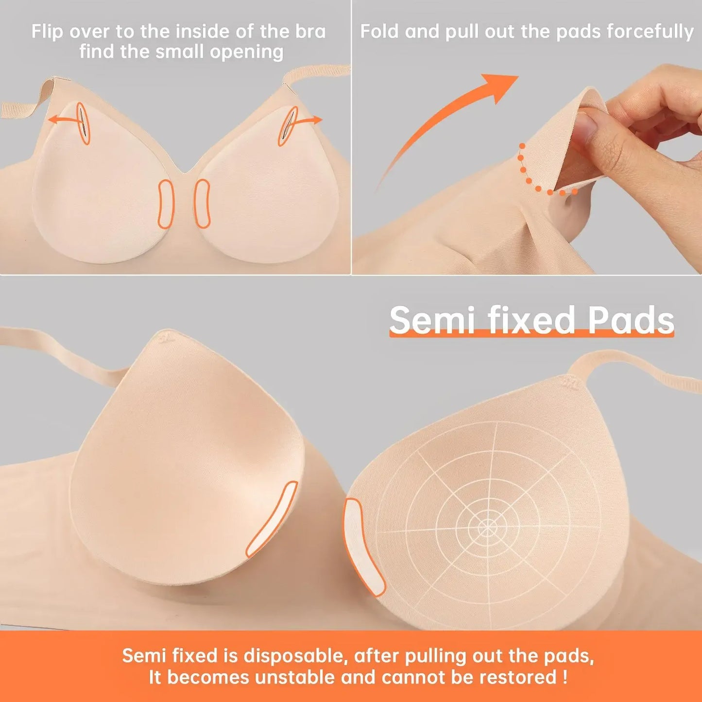 Vertvie｜GRACE Classic T-Shirt Bra, Jelly Bras, Wireless Full Coverage for All Day Comfort