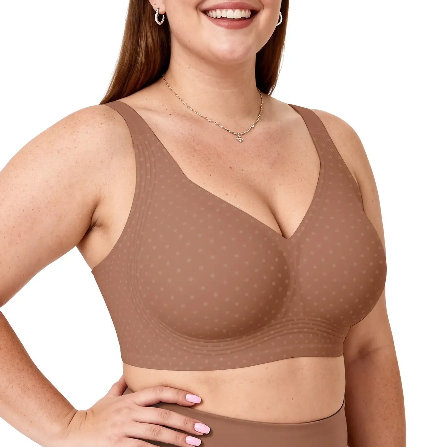 Vertvie｜GRACE Classic T-Shirt Bra, Jelly Bras, Wireless Full Coverage for All Day Comfort