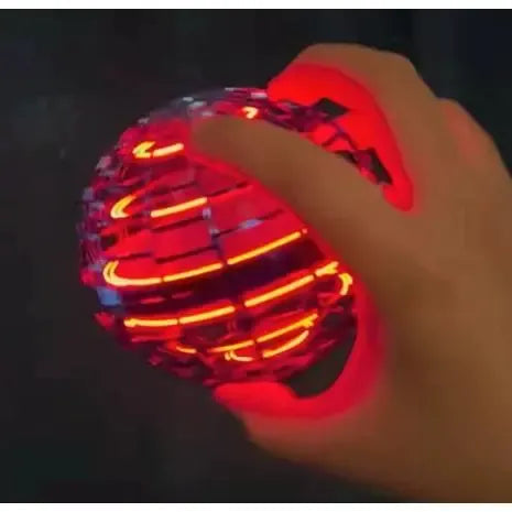 Levitating Induction Flying Ball, Glow Gyro for Fingertip Play, Sports & Outdoor Training Ball