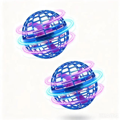 Levitating Induction Flying Ball, Glow Gyro for Fingertip Play, Sports & Outdoor Training Ball