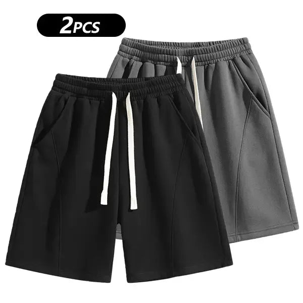 Men's Solid Pocket  Waist Shorts, Lightweight Breathable Shorts, Casual Breathable Comfortable Shorts for Running Gym Workout, Men's Bottoms for All Seasons