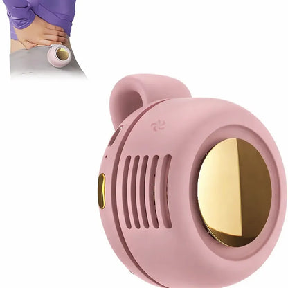 Mini Bladeless Fan. Portable, rechargeable, and silent. Features 3 adjustable speeds, a rotating body, and versatile use as a handheld, waist-mounted, or phone cooling fan. Ideal for outdoor travel,Perfect Gift