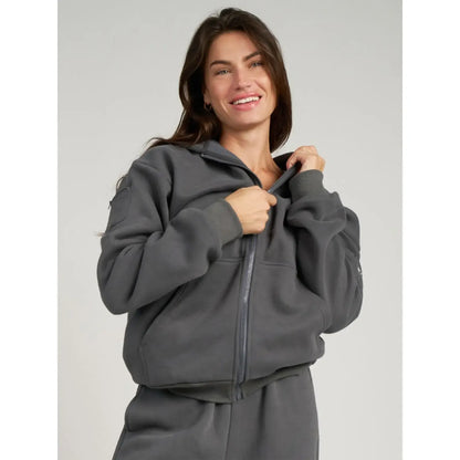 Travel Essentials Zip Up Hoodie | Sweatshirt With Zip Pockets For Travel