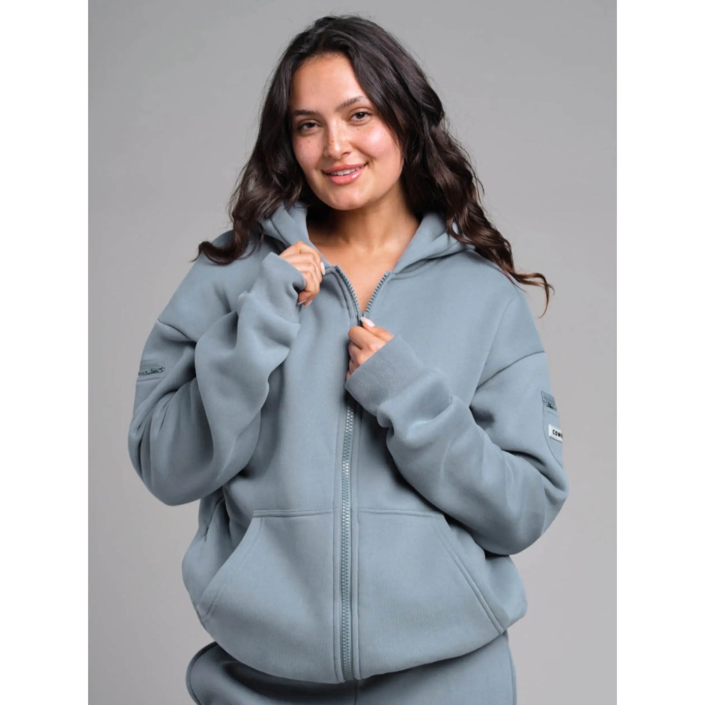 Travel Essentials Zip Up Hoodie | Sweatshirt With Zip Pockets For Travel