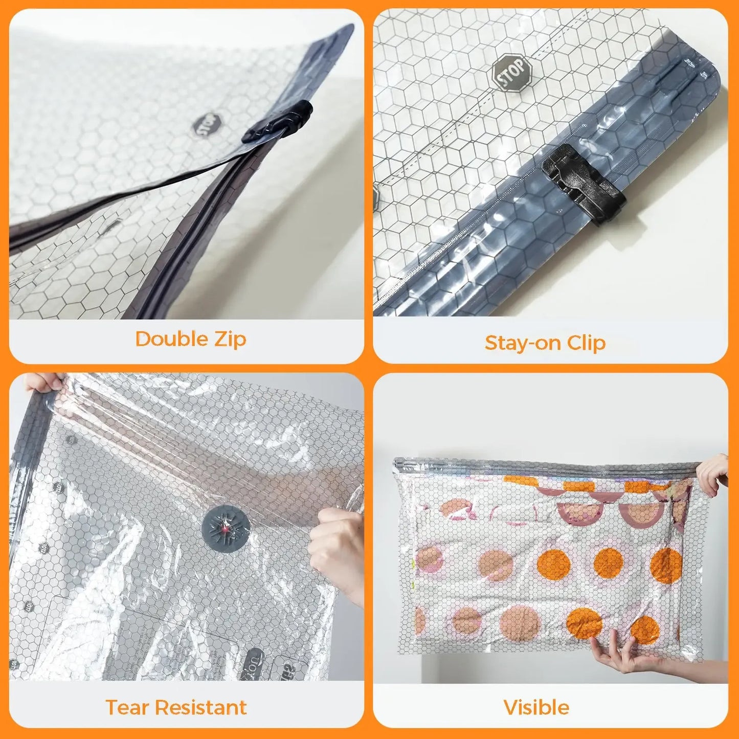 Cordless Travel Vacuum Bag Set Vacuum Bags for Travel with Rechargeable air Pump, 15 Pack Carry-on Size Compression Packing Bags for Luggage and Suitcase memorial day deals