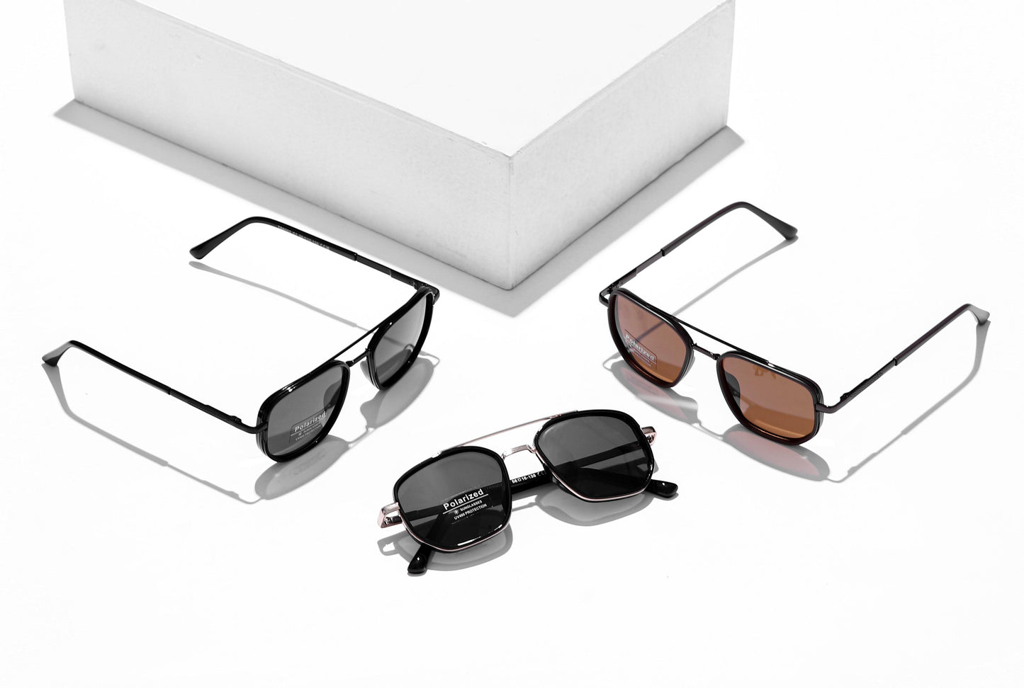 Fashion Geometric Double-Beam Sunglasses