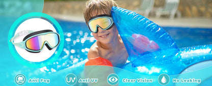 Kids Swim Goggles for 3-15