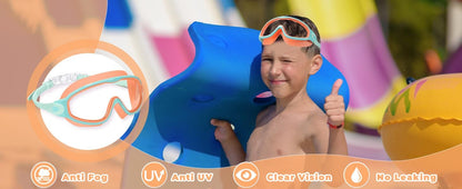 Kids Swim Goggles for 3-15