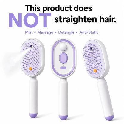 【Not straightened】Electric Spray Air Cushion Massage Comb