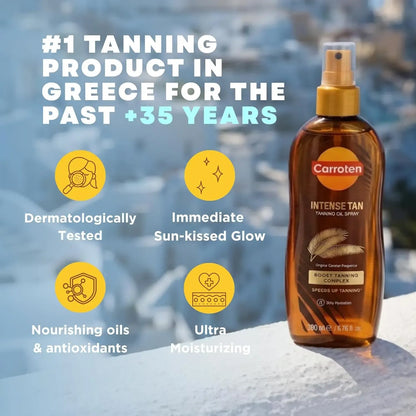 Carroten Intensive Tanning Spray Oil | Tanning Accelerator | Enriched with Vitamin E