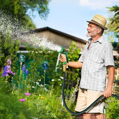 50/100FT 4X Stronger Deluxe Heavy Duty Expandable Flexible Garden Water Hose for Gardening & Outdoor Use Strong Construction Versatile