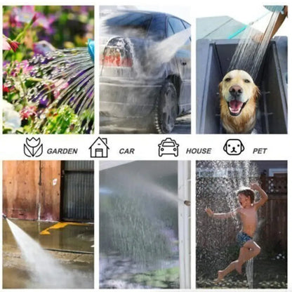50/100FT 4X Stronger Deluxe Heavy Duty Expandable Flexible Garden Water Hose for Gardening & Outdoor Use Strong Construction Versatile