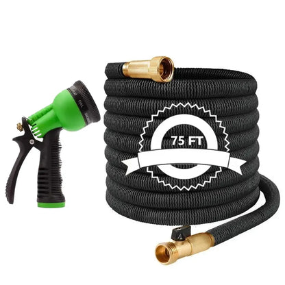 50/100FT 4X Stronger Deluxe Heavy Duty Expandable Flexible Garden Water Hose for Gardening & Outdoor Use Strong Construction Versatile