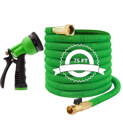 50/100FT 4X Stronger Deluxe Heavy Duty Expandable Flexible Garden Water Hose for Gardening & Outdoor Use Strong Construction Versatile