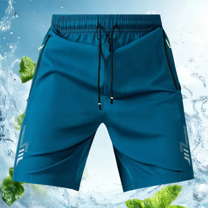 Men's Unisex Fashion Athletic Shorts (Pack of 3) - Reflective Geometric Prints