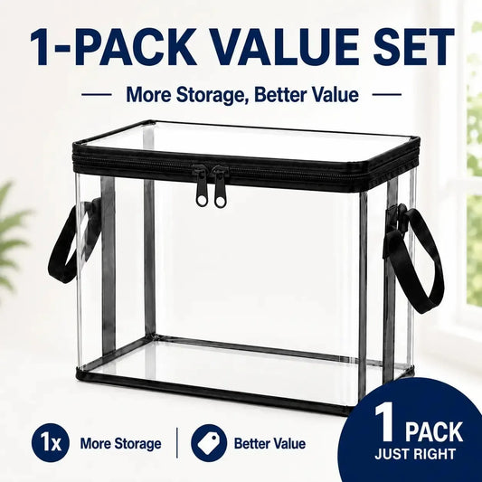 waterproof PVC  Large Clear Thick Plastic Storage Box