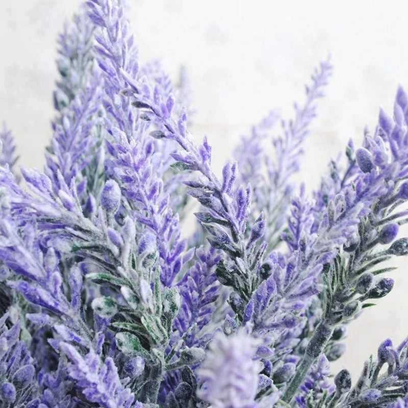 35cm Purple Plastic Artificial Lavender Fake Plant for Wedding Home Room Garden Decorations Bridal Bouquet Photography Props