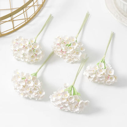 1/3/5Pcs 11cm Artificial Flower Silk Babysbreath Outdoor Garden arch Bonsai Wedding Valentine Home Decor Festival Diy Gifts