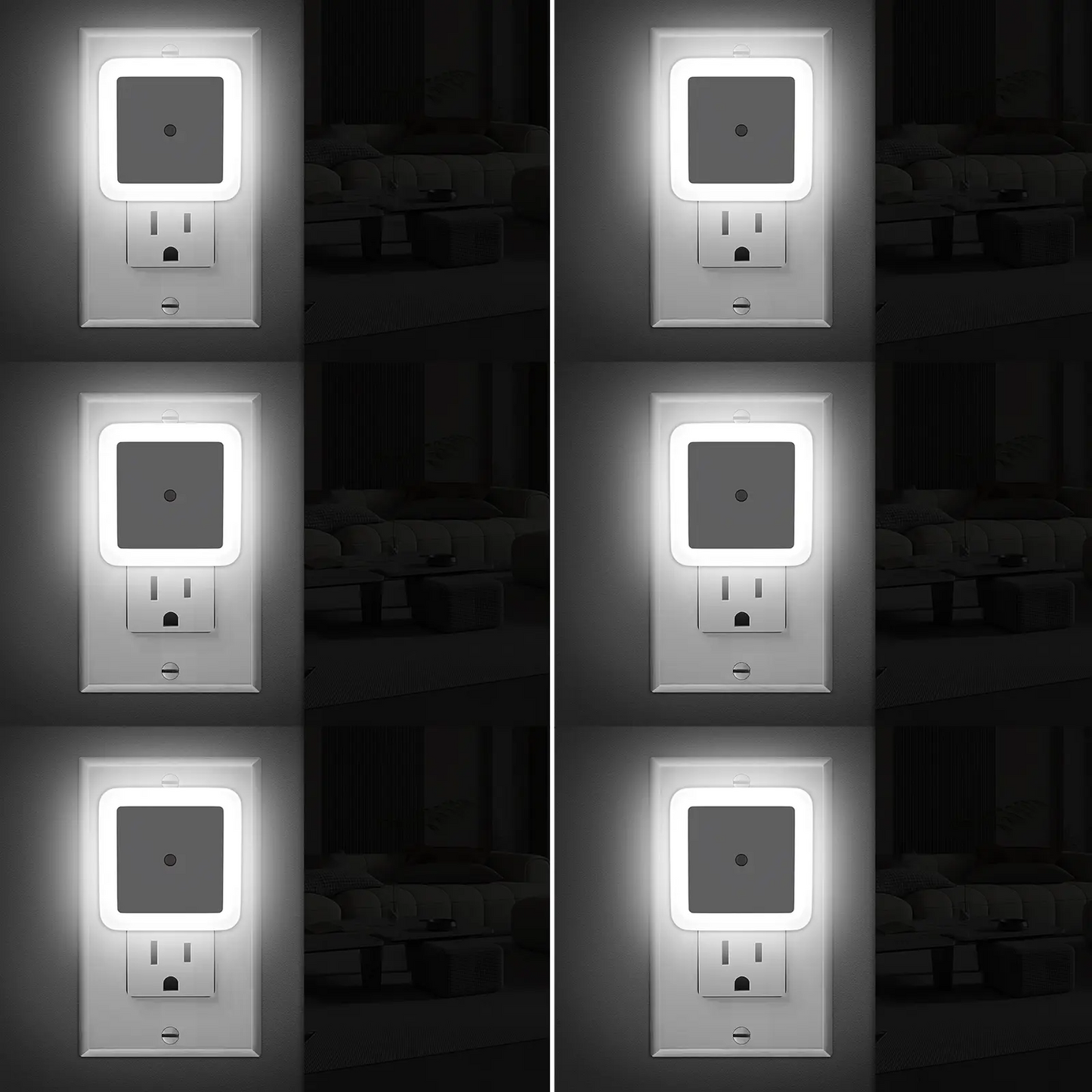 Night Light, Night Lights Plug into Wall 6-Pack, Plug in Night Light