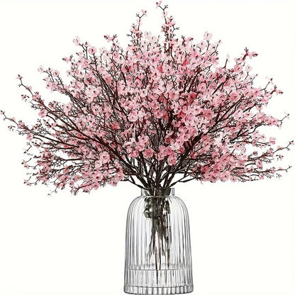 50CM Artificial Cherry Blossoms Flower Fake Silk Plant Decoration Wedding Party Decoration Bouquet Real Touch DIY Home Garden