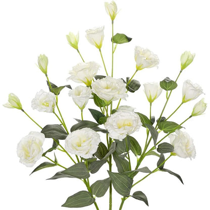 70CM 4Heads Silk Artificial Eustoma Flower Bouquet Long Stem Artificial Flower for DIY Wedding Party Center Decor Home Decor