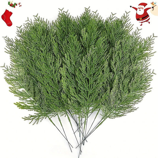 35cm Artificial Green Pine Leaves Christmas Decoration Xmas Tree Home Room Decor New Year Gift Christmas Garland Accessory