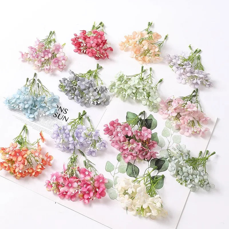 10/20/30PCs Silk Daisy Artificial Flowers Head 5 Forks Fake Flowers For Home Wedding Decoration DIY Vases Gifts Accessories