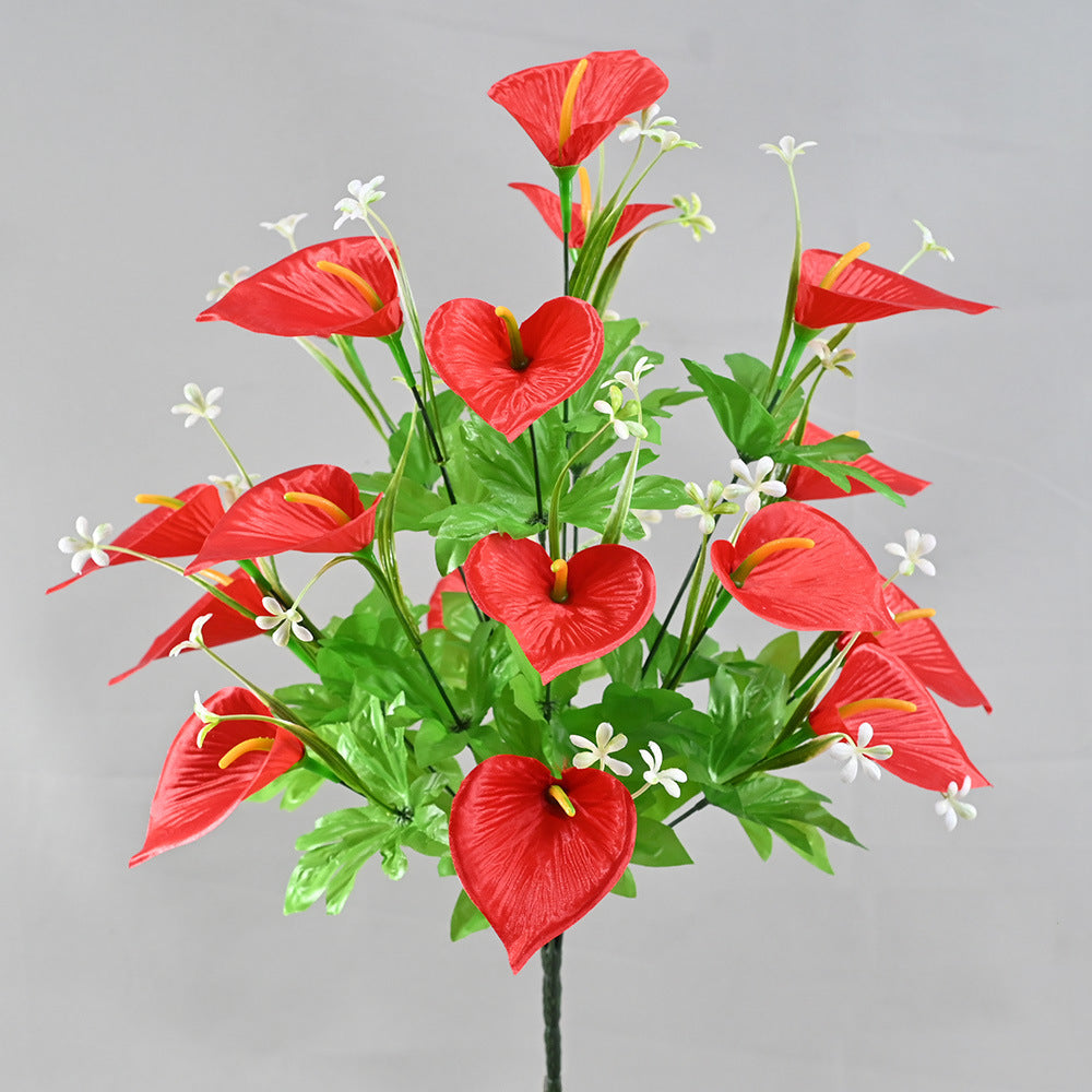 Tall calla lily fake flowers home living room furnishings indoor decorative flowers