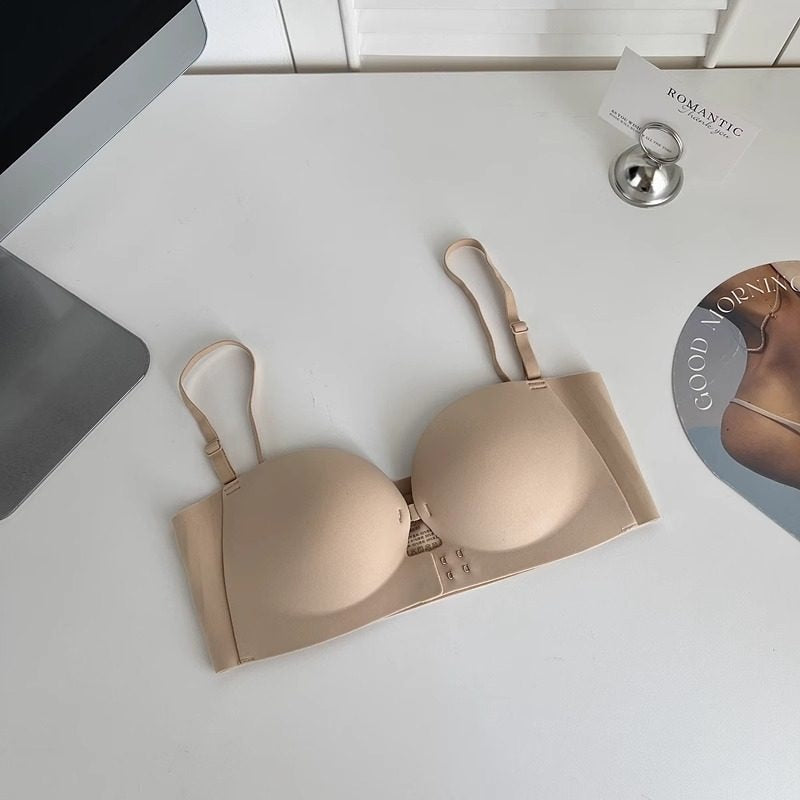 Womens Strapless Front Closure Bra