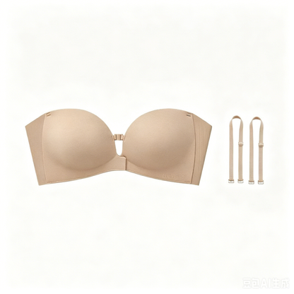 Womens Strapless Front Closure Bra