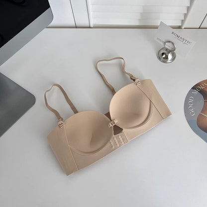 Womens Strapless Front Closure Bra