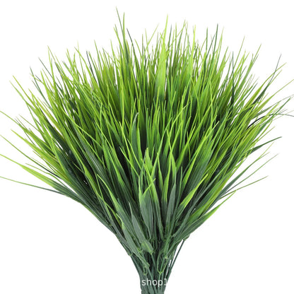 A Bundle of Plastic Artificial Flowers Outdoor Uv-Resistant Fake Plant Flower for Window Box Hanging Planters Garden Home Decor
