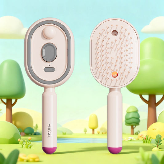 【Not straightened】Electric Spray Air Cushion Massage Comb