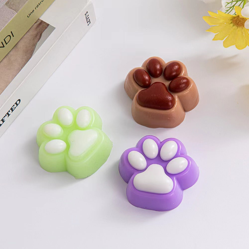 Mini Kawaii Cat Paw Stress Relief Toy Single Pack