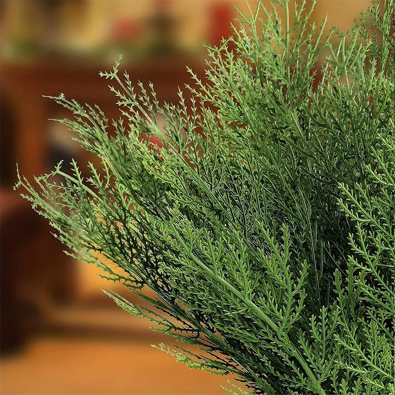 35cm Artificial Green Pine Leaves Christmas Decoration Xmas Tree Home Room Decor New Year Gift Christmas Garland Accessory