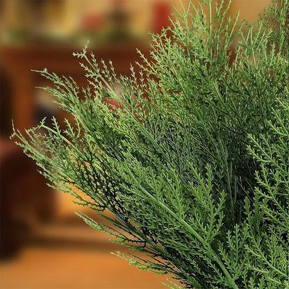 35cm Artificial Green Pine Leaves Christmas Decoration Xmas Tree Home Room Decor New Year Gift Christmas Garland Accessory