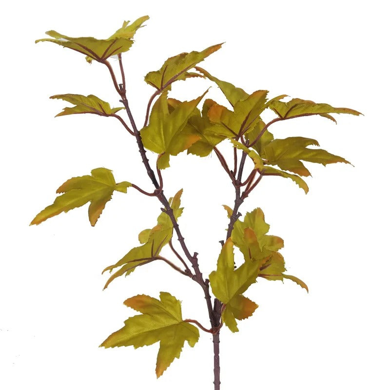 Artificial Maple Leaf Branch Autumn Rustic Wedding Decoration Accessories Fake Flower Plants Centerpieces For Tables