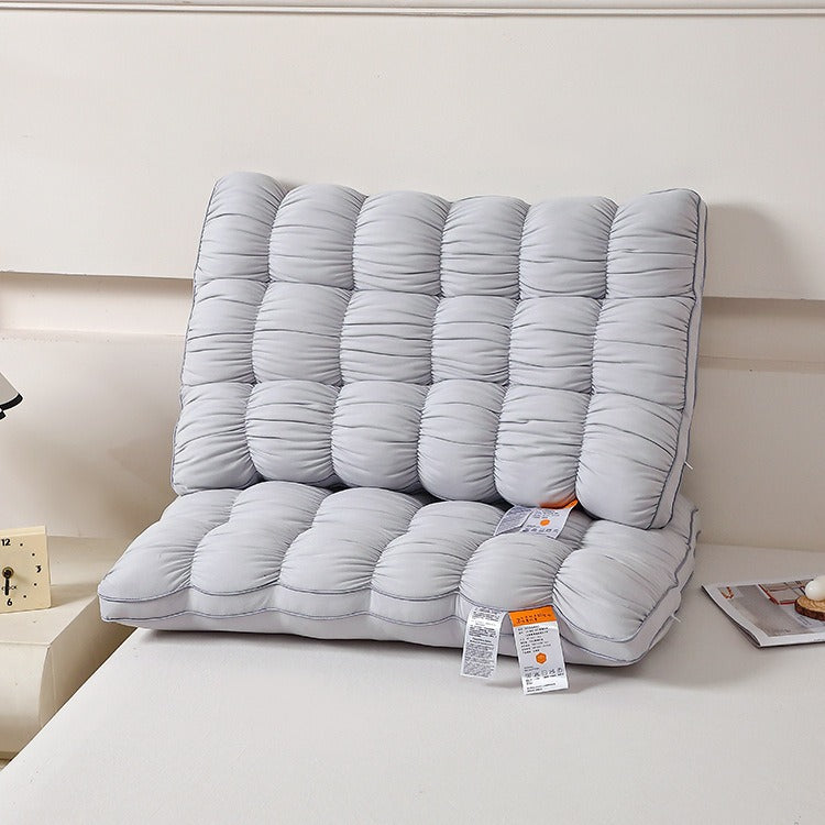 Soft Quilted Puff Grid Design Pillow