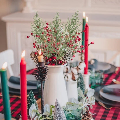 35cm Artificial Green Pine Leaves Christmas Decoration Xmas Tree Home Room Decor New Year Gift Christmas Garland Accessory