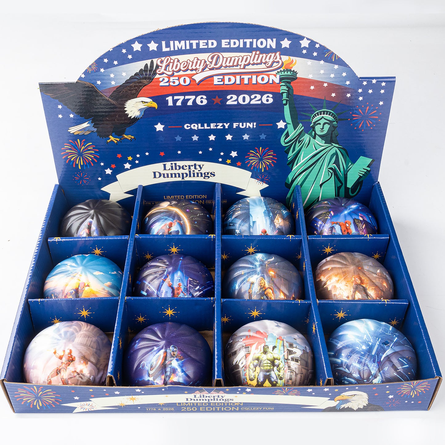 12pcs Independence Day Liberty Dumpling