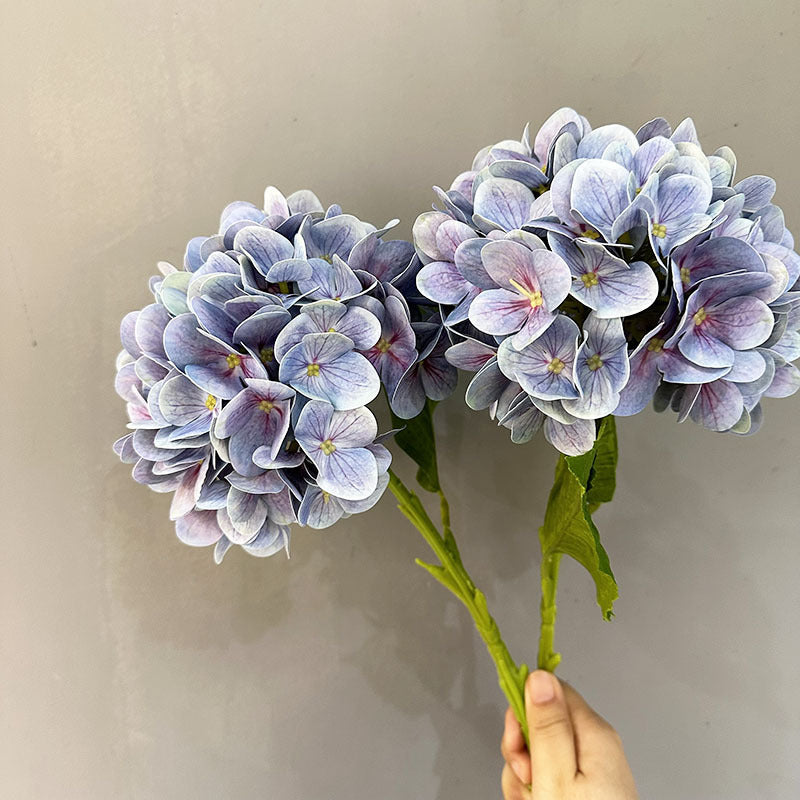 Hydrangea fake flowers home decoration oil painting color moisturizing film