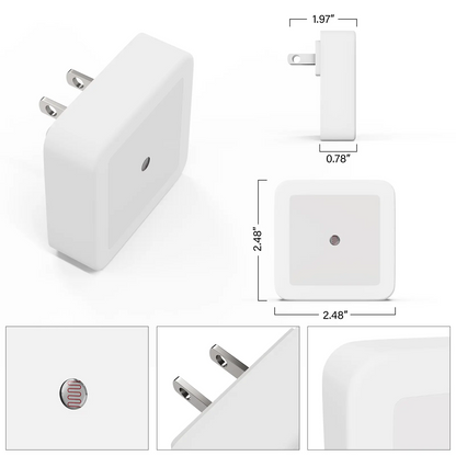 Night Light, Night Lights Plug into Wall 6-Pack, Plug in Night Light