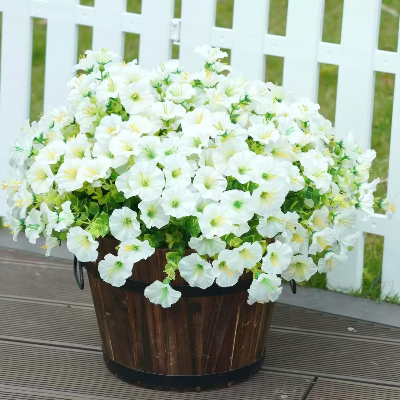 Fake Silk Colorful Morning Glory