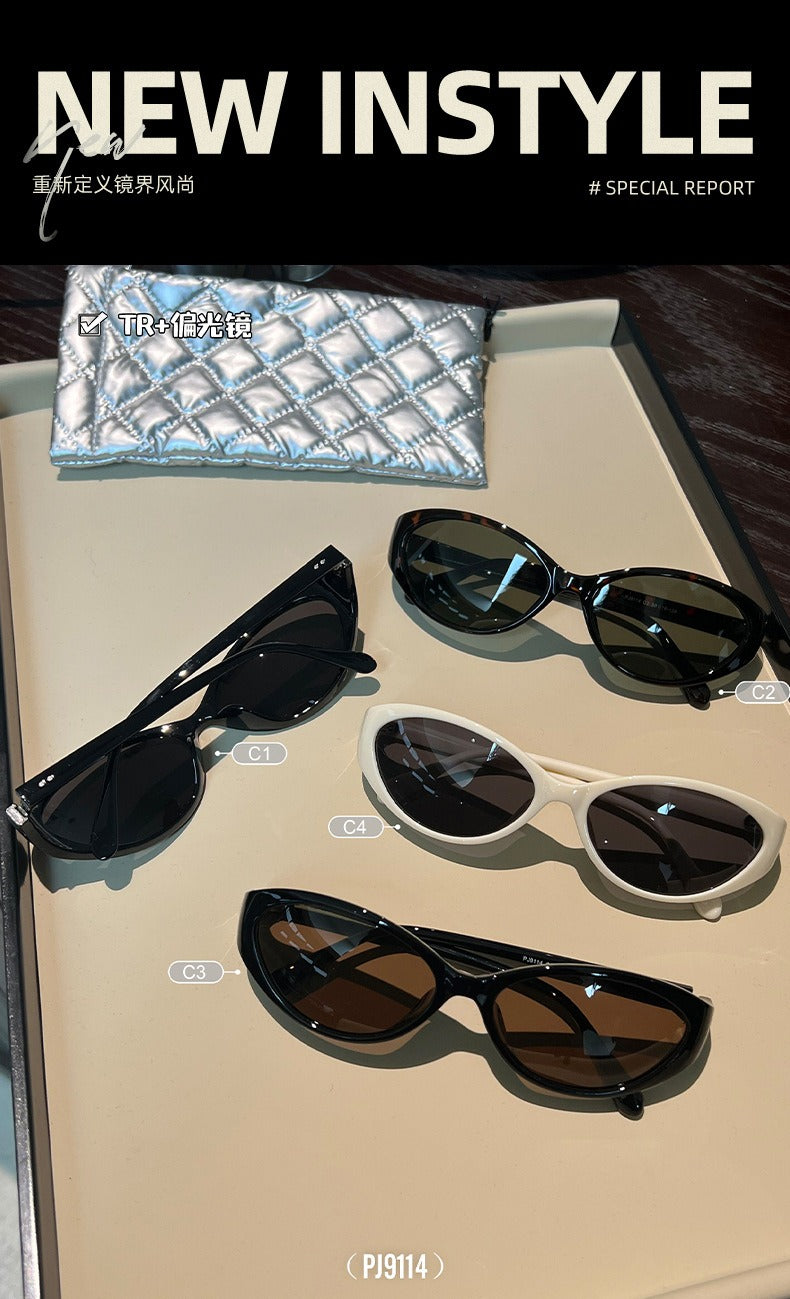 〖Summer Vibes〗3 PCS Retro Oval Sunglasses