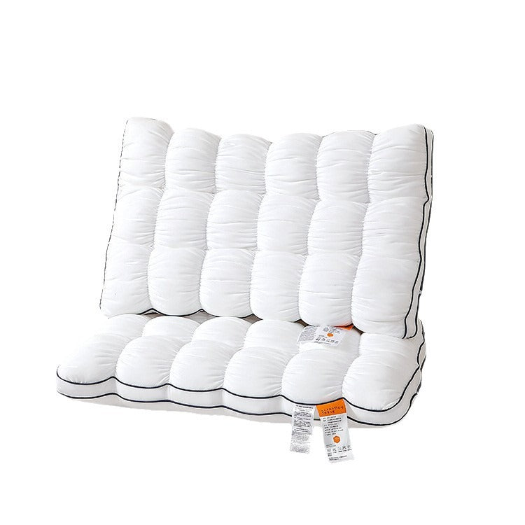 Soft Quilted Puff Grid Design Pillow