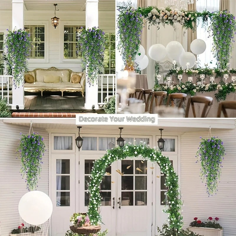 1Pcs 76CM Artificial Ivy Hanging Plants Fake Plant for Home Room Decor Garden Wedding Decoration Outdoor Ornaments Accessories