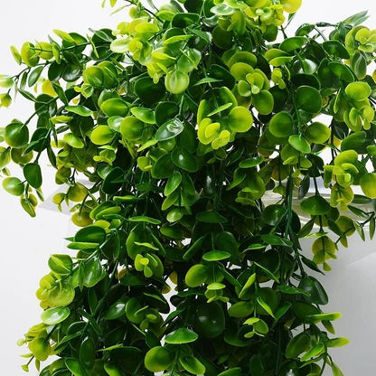 Artificial 5Forks Rattan Eucalyptus Wall Hanging Simulation Greenery Fake Hanging Plants Vine Diy  Home Outdoor Decor Plant