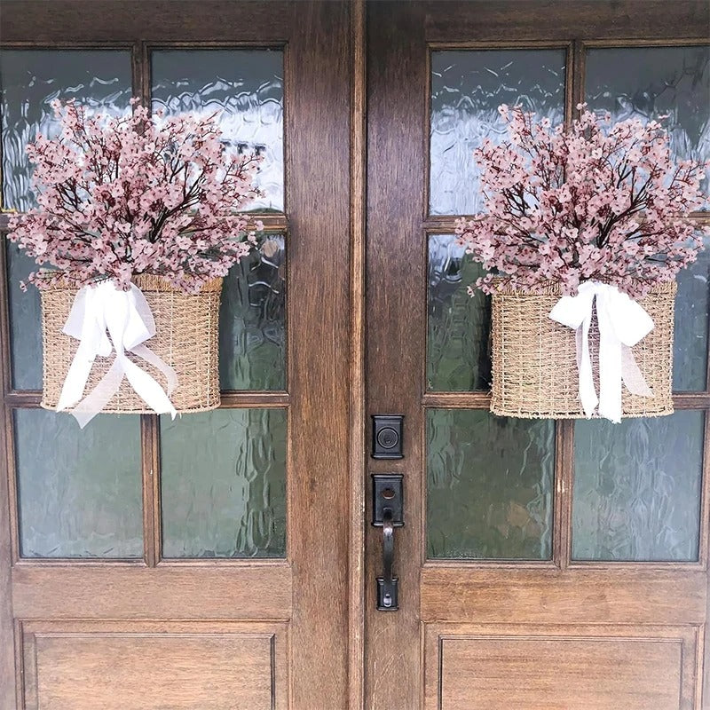 50CM Artificial Cherry Blossoms Flower Fake Silk Plant Decoration Wedding Party Decoration Bouquet Real Touch DIY Home Garden