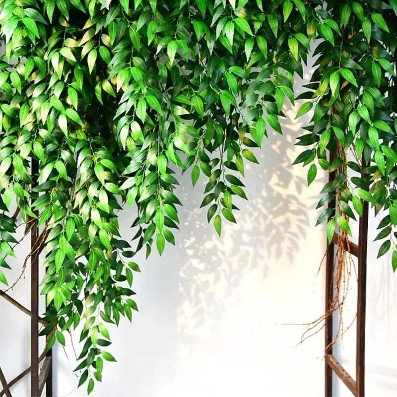 3PCS Artificial Plants Italian Ruscus Greenery Stems Spring Faux Shrub Bushes Green Leaves for Wedding Arch Bouquet Home Decor