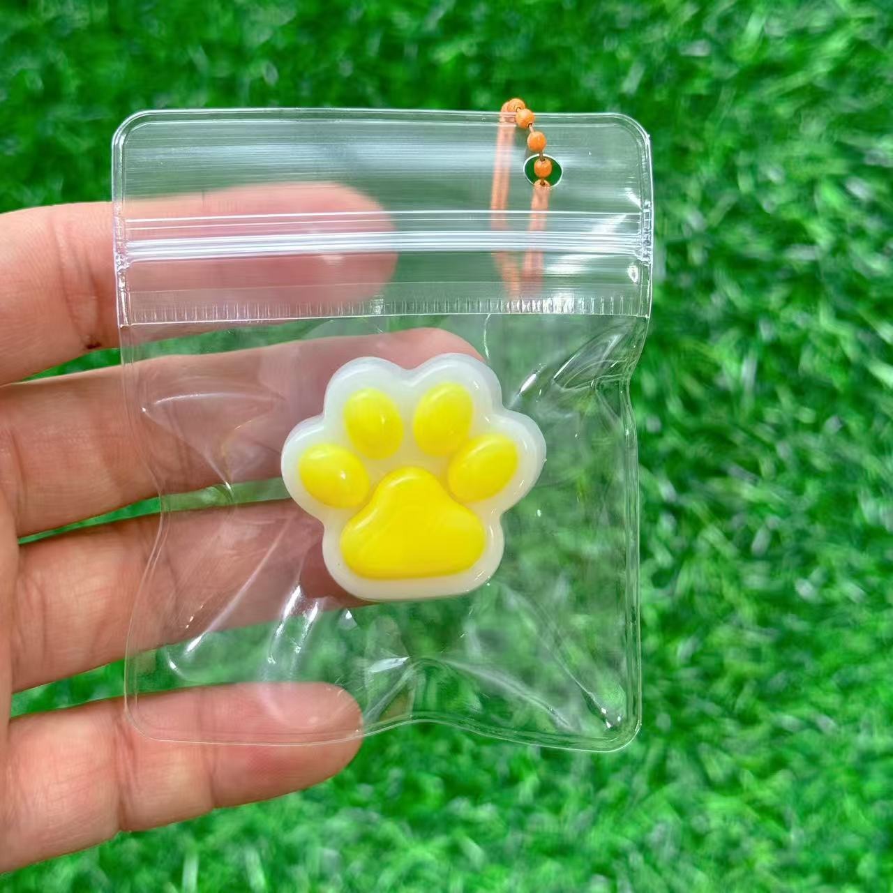 Mini Kawaii Cat Paw Stress Relief Toy Single Pack